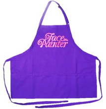 Load image into Gallery viewer, Face Painter Apron - Purple with Hot Pink Letters
