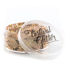 Load image into Gallery viewer, Festival Glitter - Chunky Glitter Gel - Gold Digger -   1.5 oz
