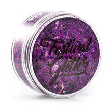 Load image into Gallery viewer, Festival Glitter - Chunky Glitter Gel - Purple Fierce -   1.5 oz
