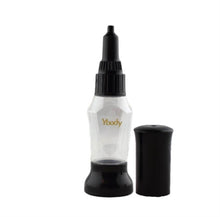 Load image into Gallery viewer, Empty Ybody Glitter Poof Squeeze Bottle (Black Cap and Base)

