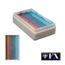 Load image into Gallery viewer, DFX Face Paint Rainbow Cake - Small Night Fall (RS30-22) 30gr #22
