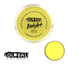Load image into Gallery viewer, Global Body Art Face Paint - Standard Light Yellow 32gr
