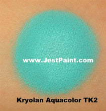 Load image into Gallery viewer, Kryolan Face Paint  Aquacolor - TK2 (Teal) - 30ml
