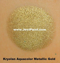 Load image into Gallery viewer, Kryolan Face Paint  Aquacolor - Metallic Gold - 2oz/60gr
