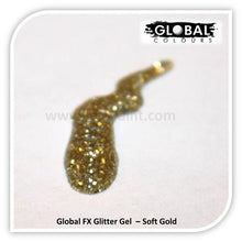 Load image into Gallery viewer, Global FX Face Painting Glitter Gel - Soft Gold 36ml/1.2oz
