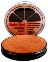 Load image into Gallery viewer, Ruby Red Face Paint - Metallic Copper

