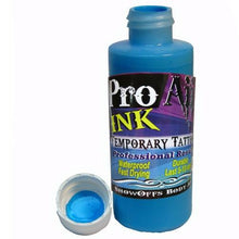 Load image into Gallery viewer, ProAiir Alcohol Based Hybrid Airbrush Body Paint 2oz - Electric Blue
