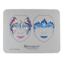 Load image into Gallery viewer, Jest Design It Face Painting Practice Board - 2 FRONT View Kids
